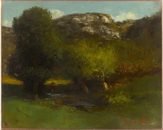 Landschaft des Jura - Gustave Courbet