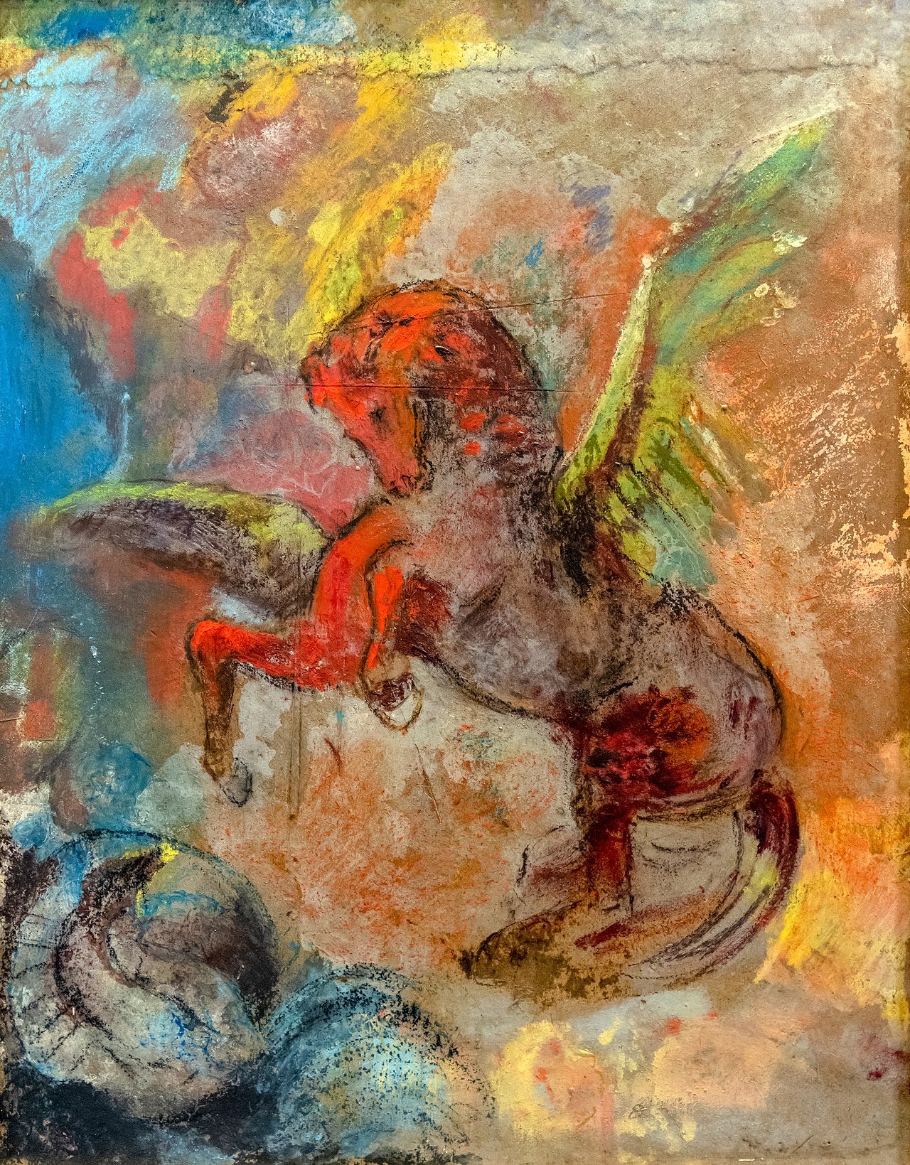 Pégase et l'Hydre - Odilon Redon