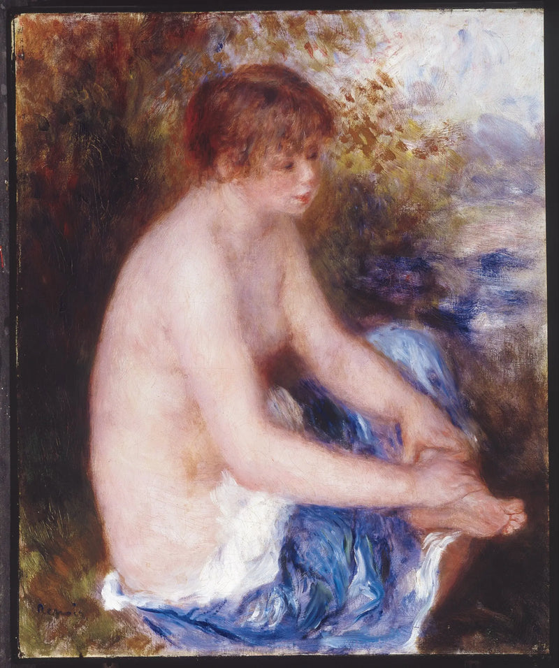 Malý modrý akt - Pierre-Auguste Renoir