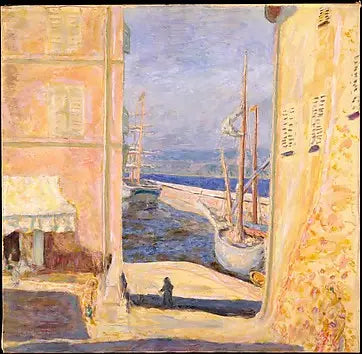 Přístav v Saint-Tropez - Pierre Bonnard