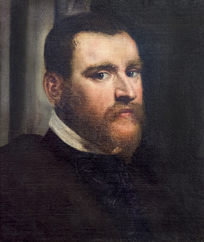 Portrét připisovaný urozenému benátskému Zuan Pietro Ghisi - Jacopo Tintoretto