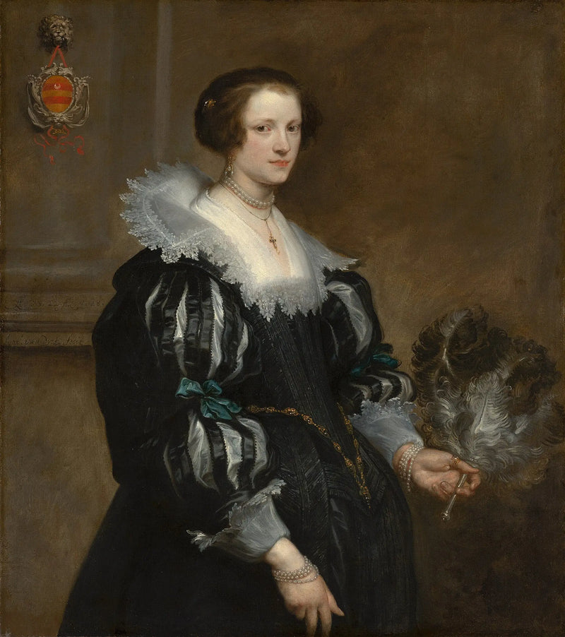 Portrét Anny Wake (1605-1669) - Antoine van Dyck