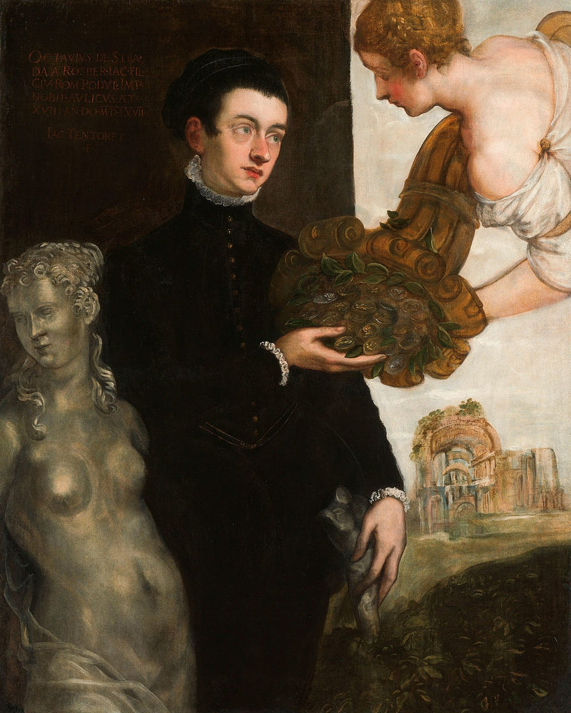 Portrét Ottavia Strady - Jacopo Tintoretto