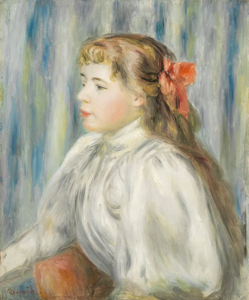 Portrét mladé ženy - Pierre-Auguste Renoir