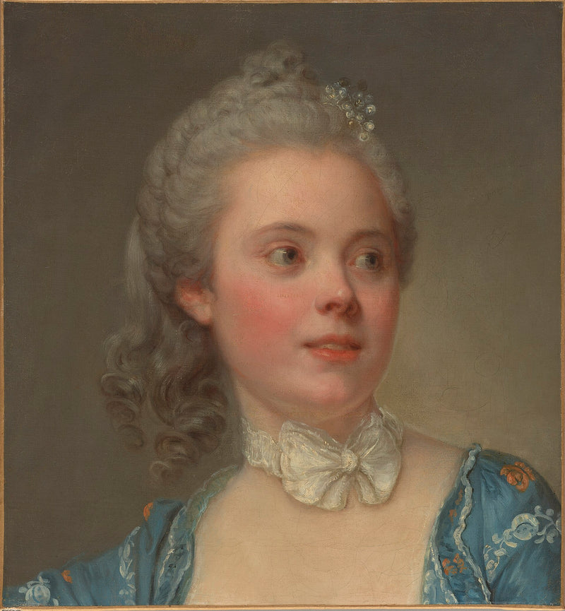 Portrét mladé ženy - Jean-Baptiste Greuze