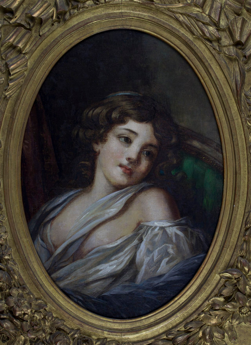 Portrét mladé ženy - Jean-Baptiste Greuze