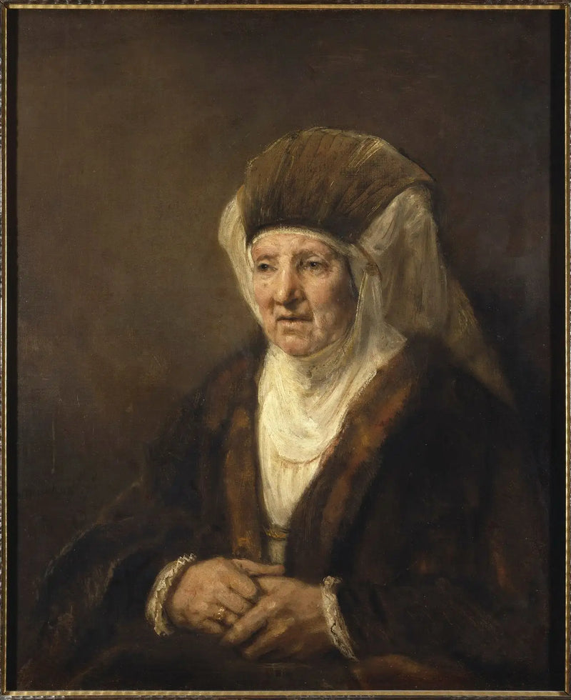 Portrét staré ženy - Rembrandt