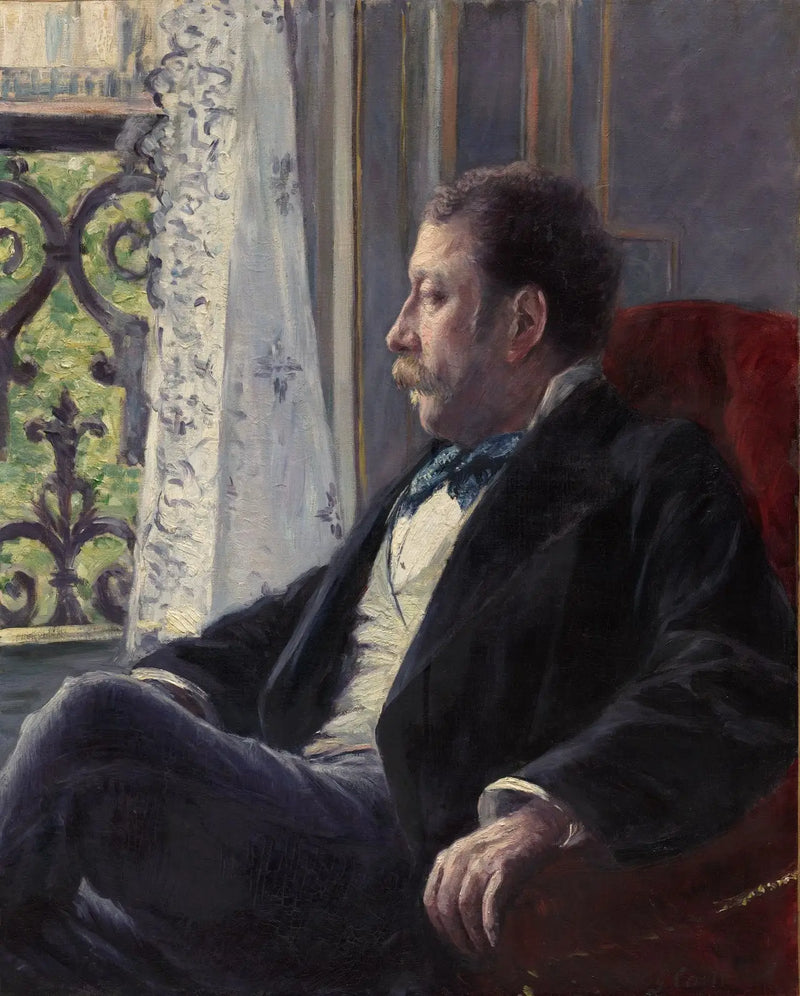 Portrét muže - Gustave Caillebotte