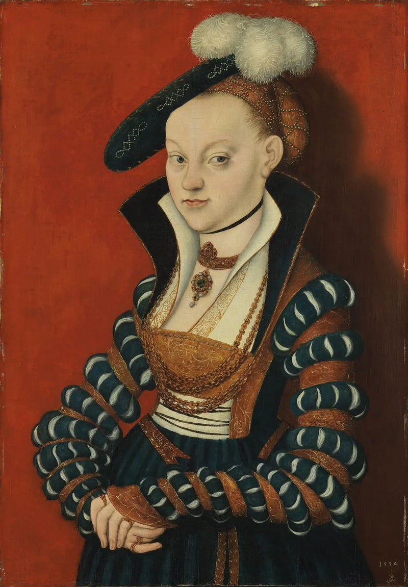 Portrét Christiane von Eulenau - Lucas Cranach starší