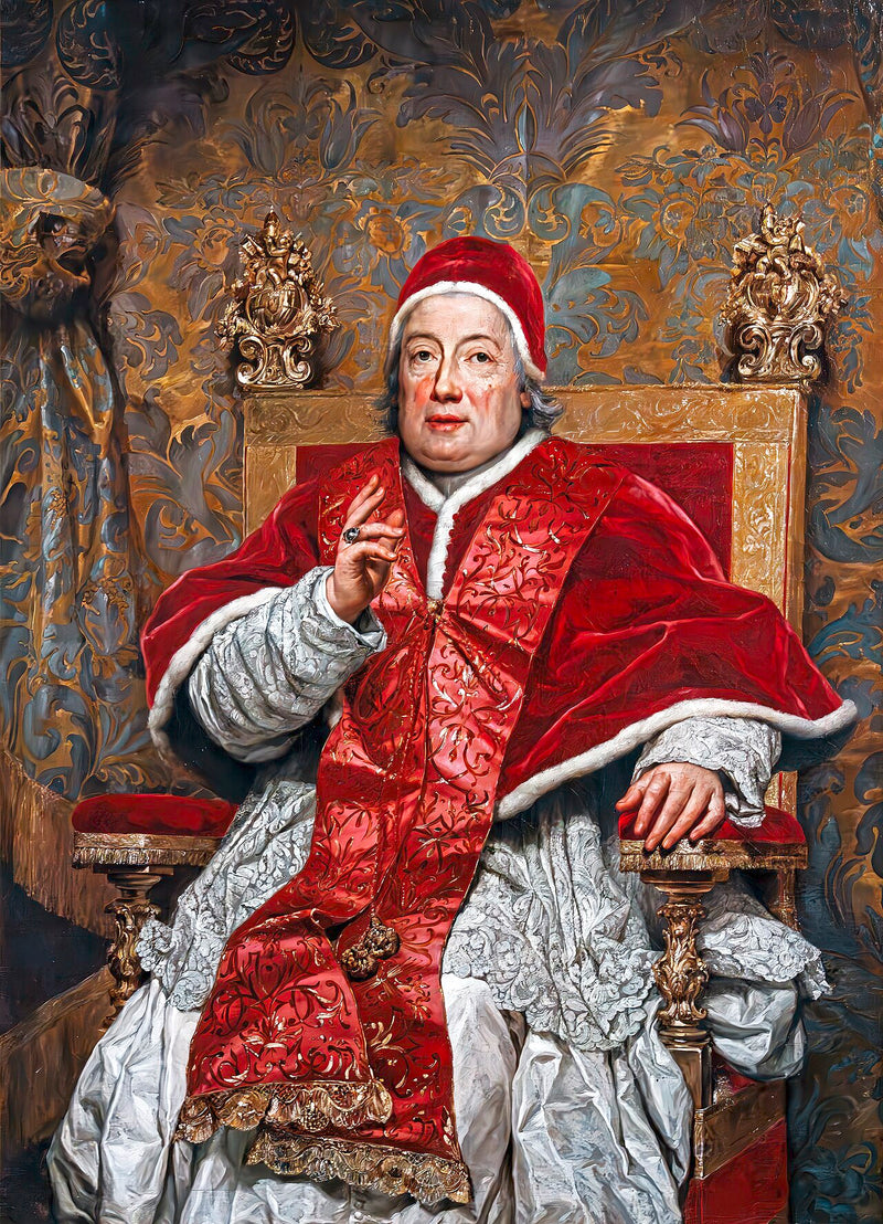 Portrét Klementa XIII Rezzonico - Anton Raphael Mengs