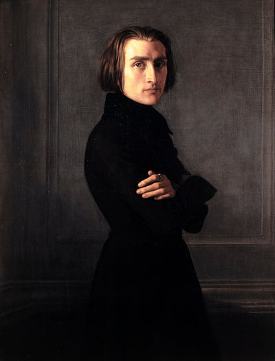 Portrait de Franz Liszt - Henri Lehmann