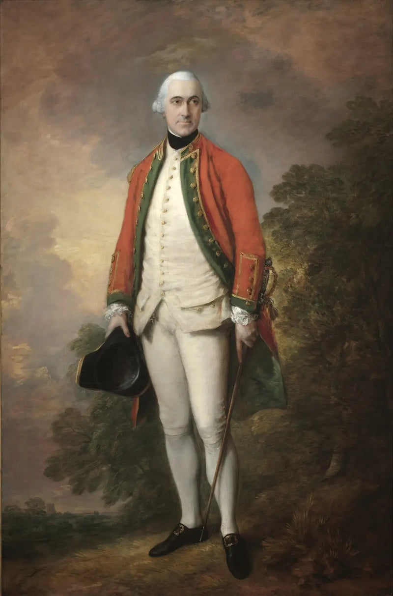 Portrét George Pitt, prvního barona Rivers - Thomas Gainsborough