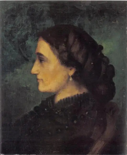 Portrait de Madame Joliclerc - Gustave Courbet - Alpha Reproduction