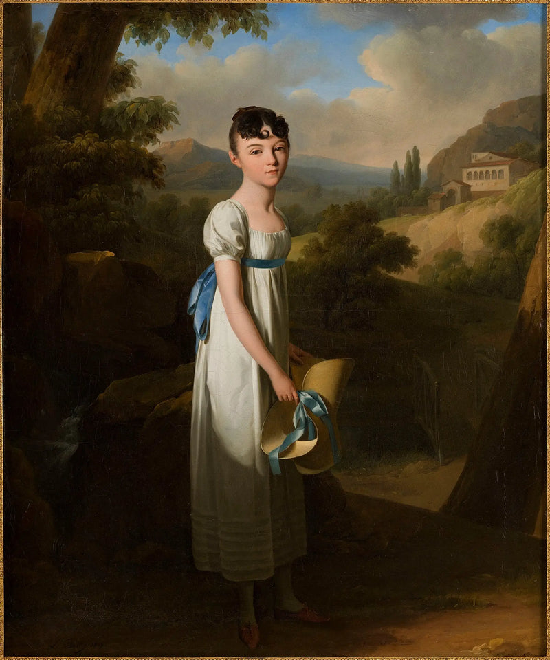 Portrét slečny Athénaïs d'Albenas - Louis-Léopold Boilly