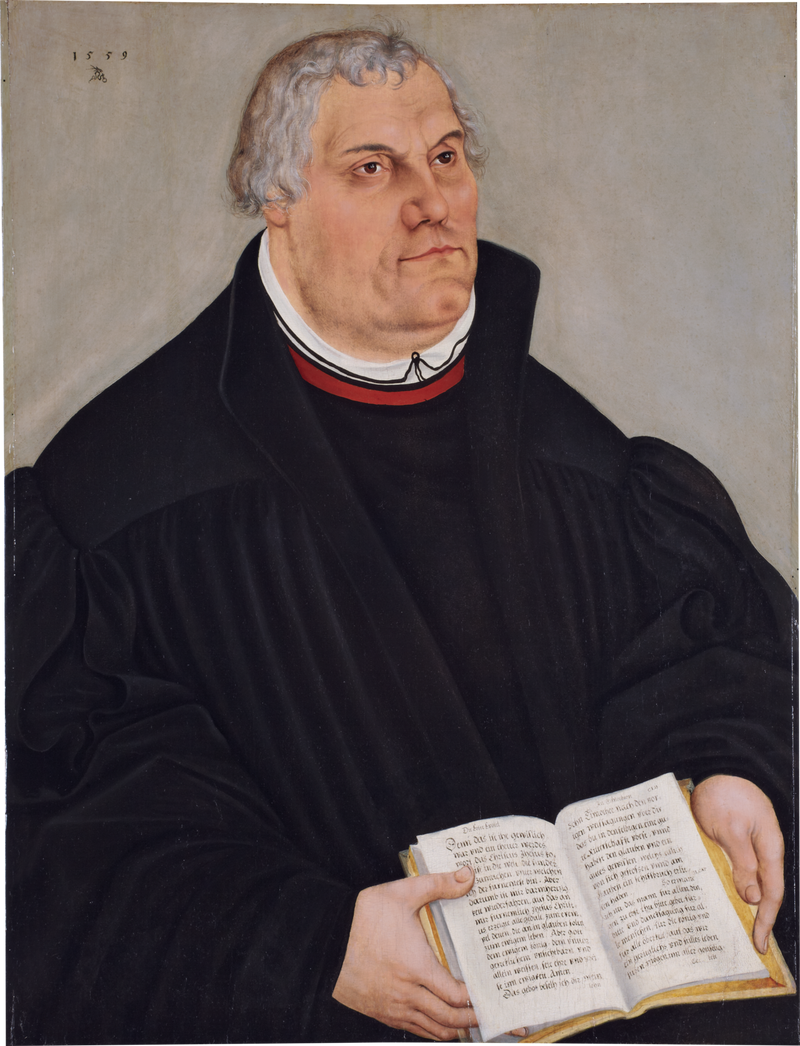 Portrét Martina Luthera - Lucas Cranach starší