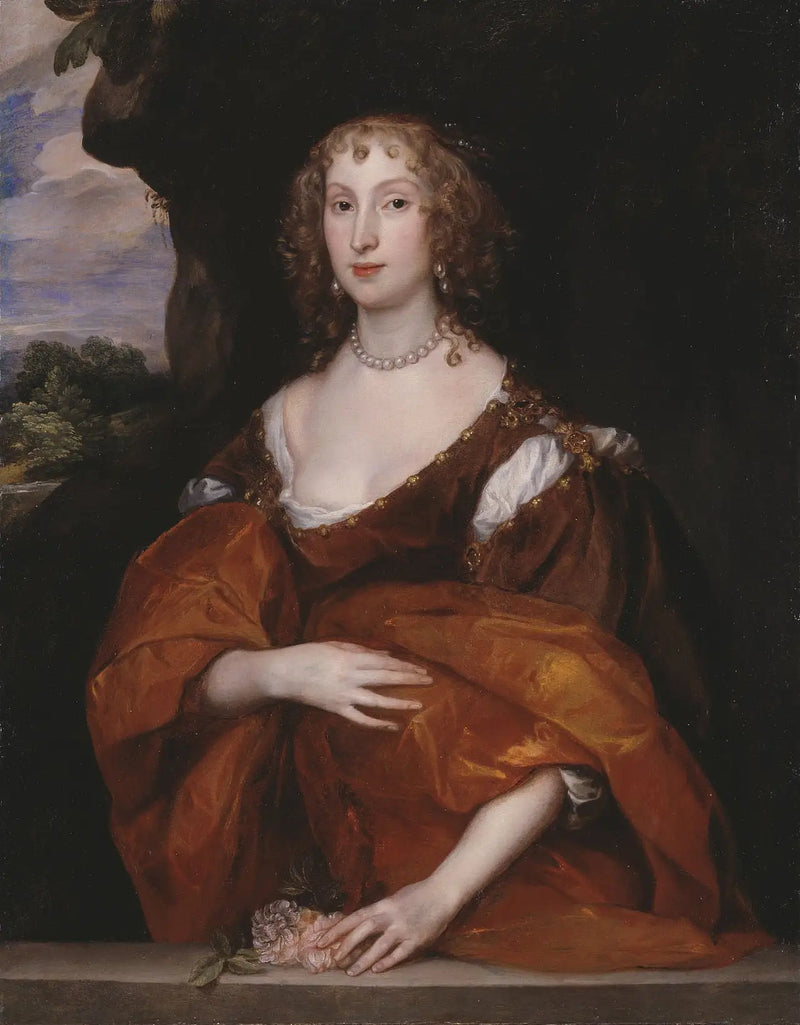 Portrét Mary Hill, lady Killigrew - Antoine van Dyck