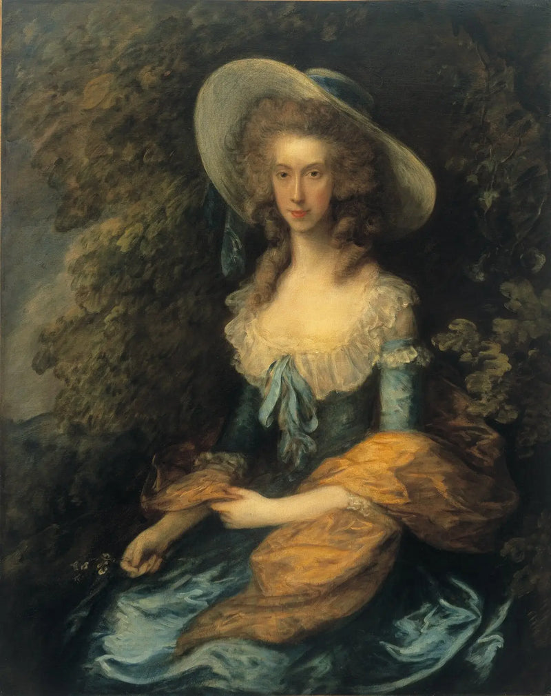 Portrét slečny Evans - Thomas Gainsborough