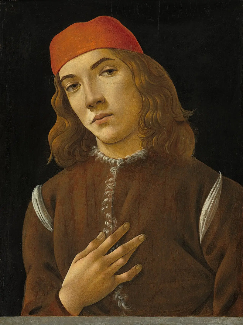Portrét mladého muže - Sandro Botticelli