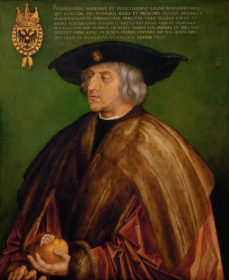 Portrét císaře Maxmiliána I. - Albrecht Dürer
