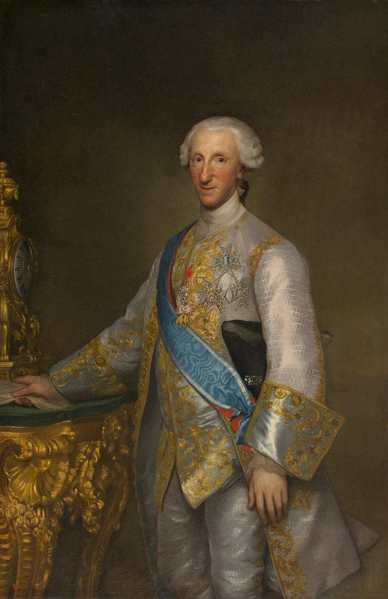 Portrét infantky Dona Luise de Borbón - Anton Raphael Mengs