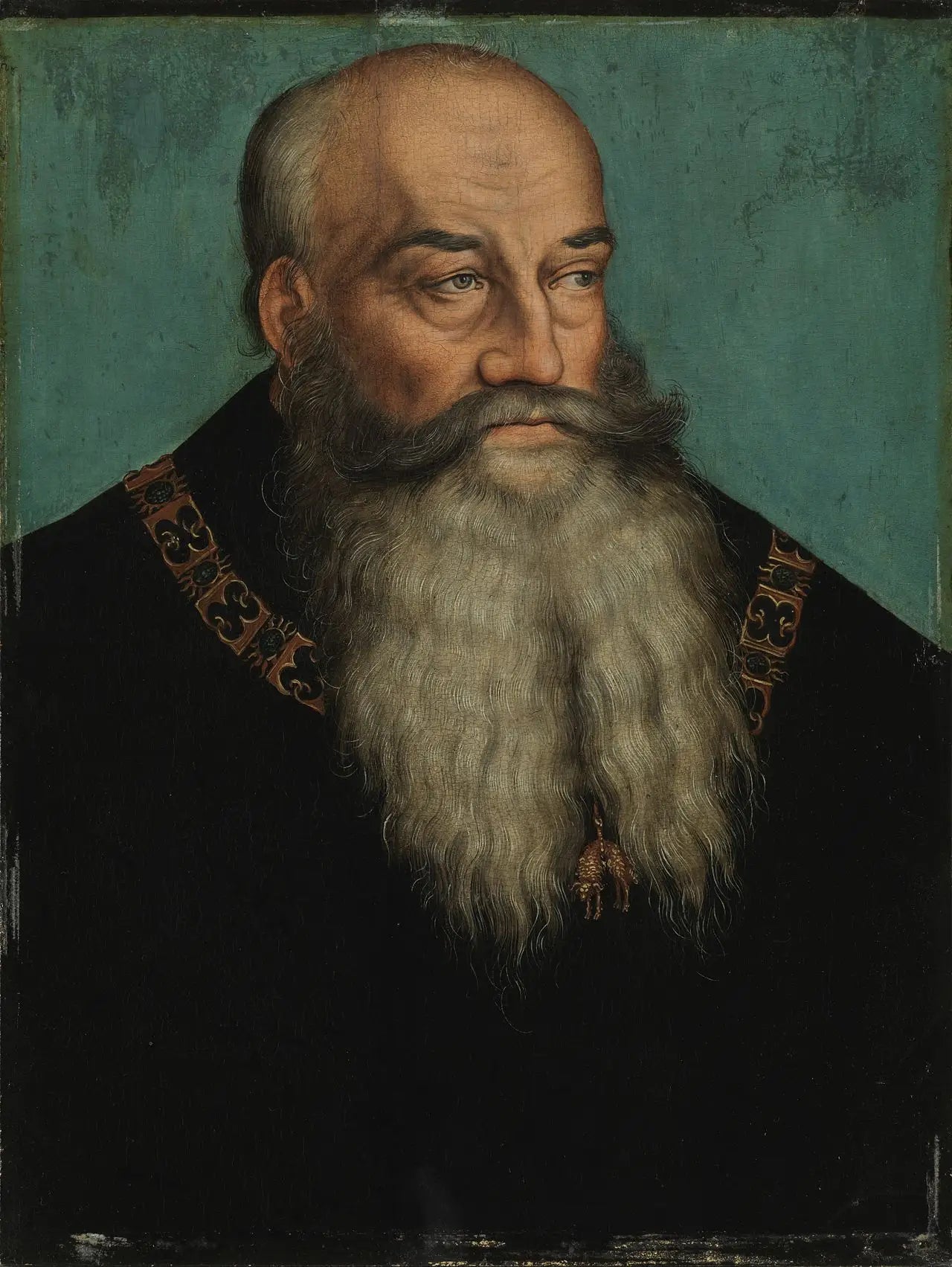 Portrait du duc Georges de Saxe dit Georges le barbu - Lucas Cranach the Elder - Alpha Reproduction