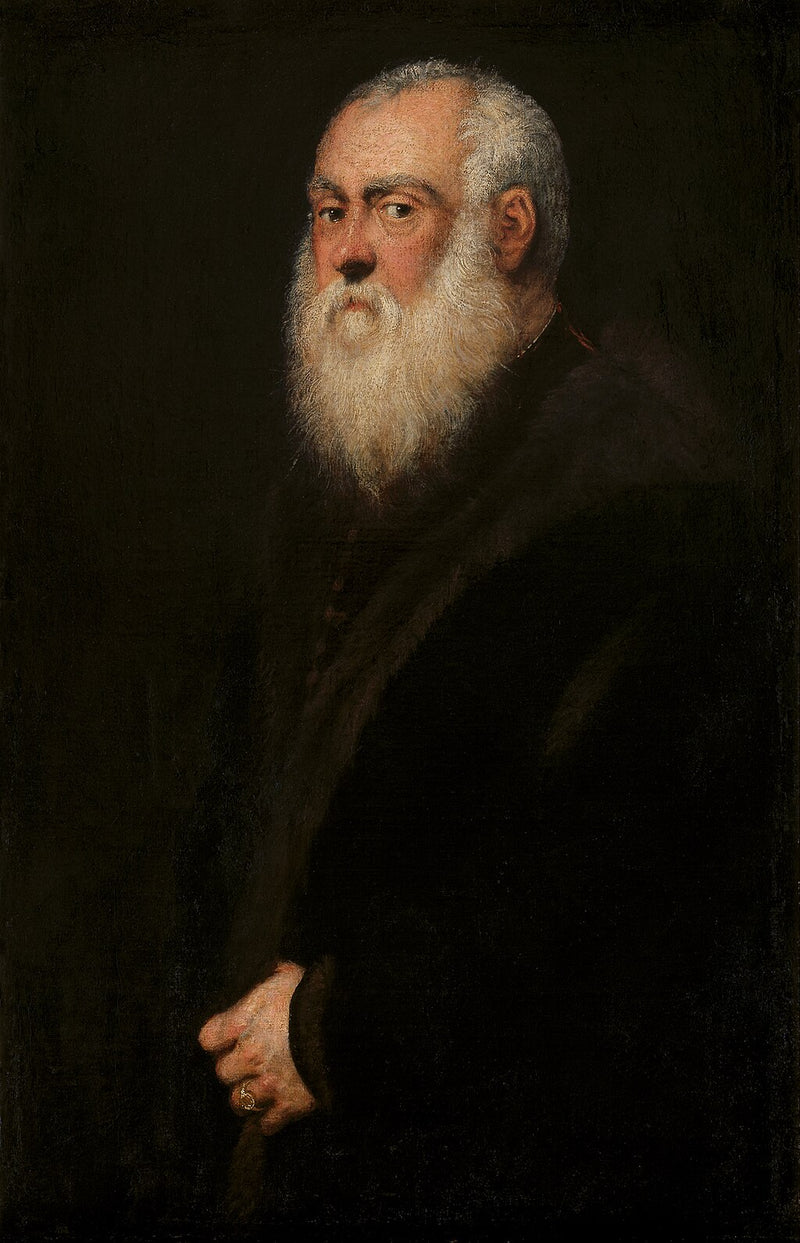 Portrét krále Zikmunda II. Auguste (1520-1572) - Jacopo Tintoretto