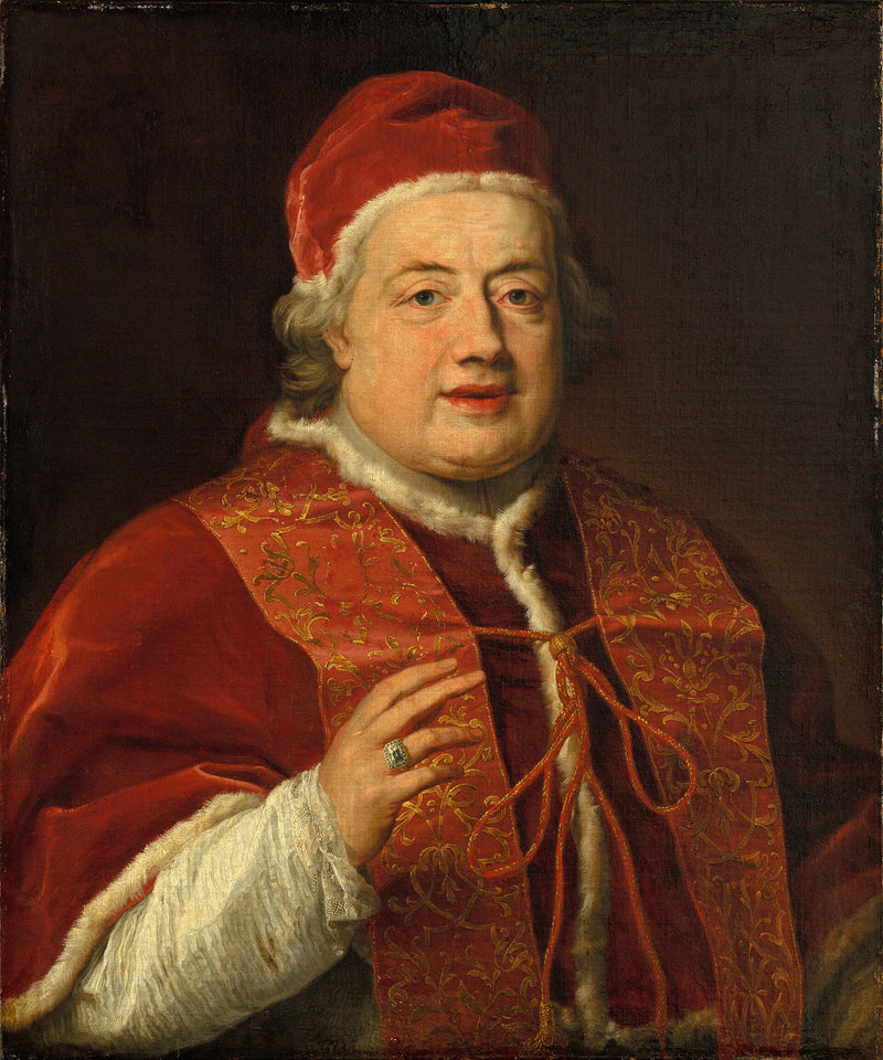 Portrét v bustě papeže Klementa XIII. - Pompeo Batoni