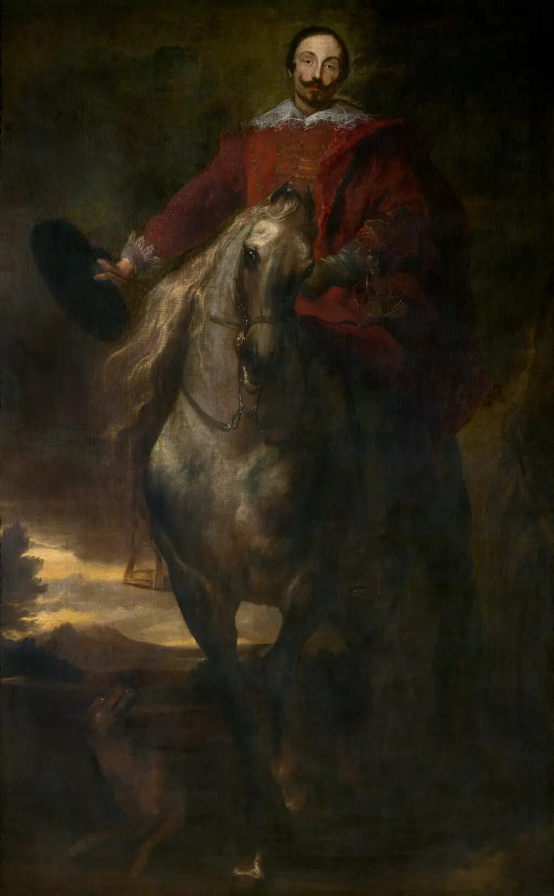 Ježčí portrét malíře Cornelis de Wael - Antoine van Dyck