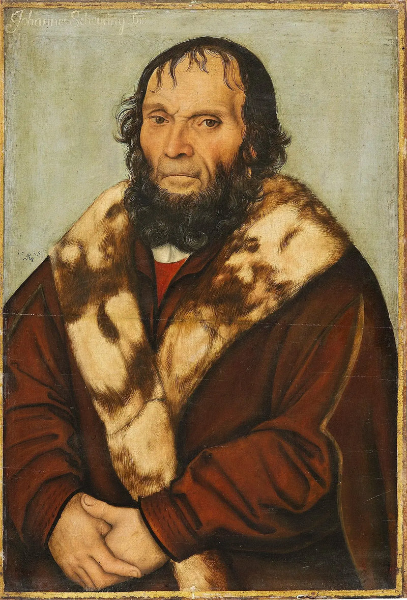 Posthumní portrét Dr. J. Scheyringa - Lucas Cranach starší