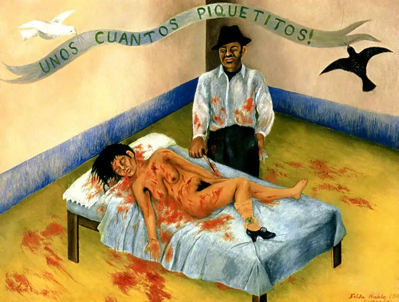 Několik malých štípnutí - Frida Kahlo