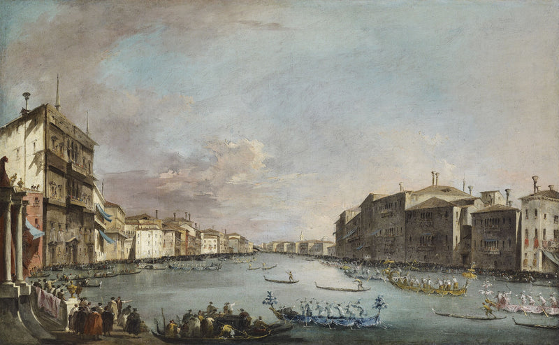 Regata v Benátkách - Francesco Guardi