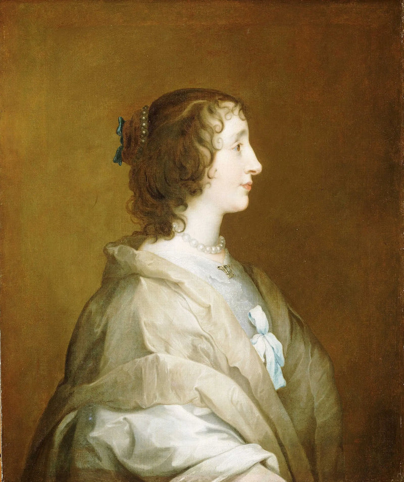 Královna Henrieta Marie, 1609-1669 - Antoine van Dyck