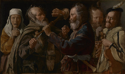 Rixe de musiciens - Georges de La Tour - Alpha Reproduction
