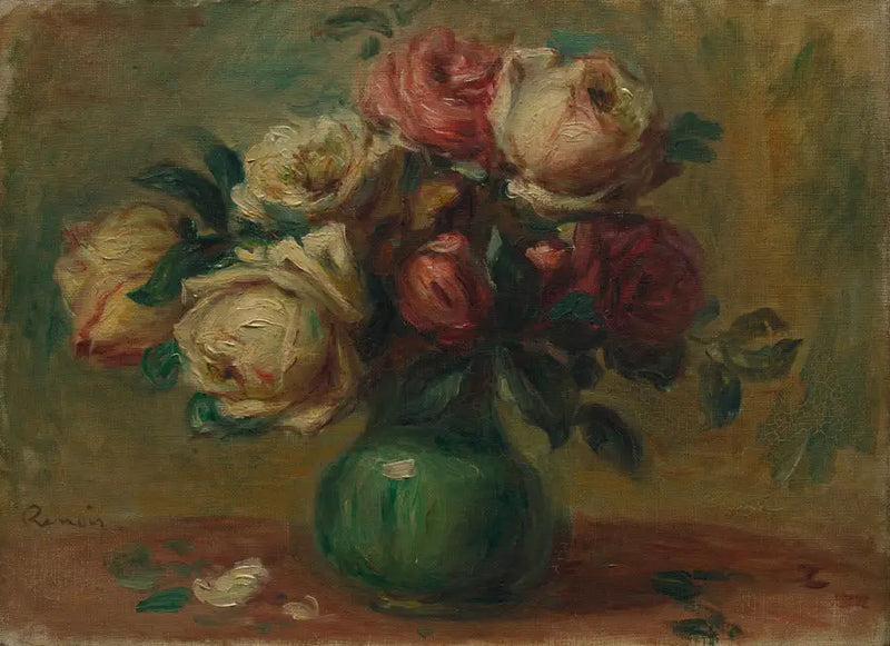 Růže ve váze - Pierre-Auguste Renoir