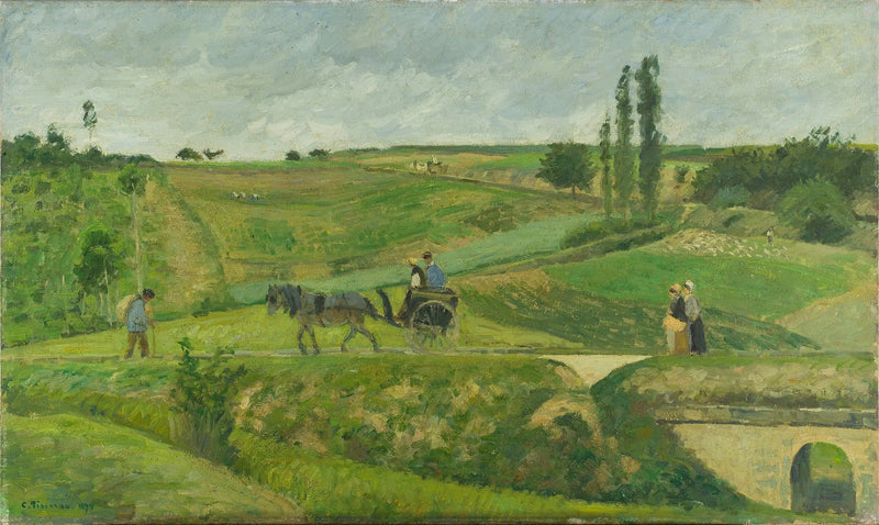 Cesta k Ennery - Camille Pissarro