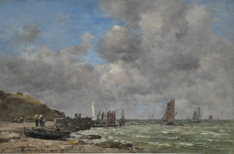 Saint-Brieuc, břehy Légué - Eugène Boudin