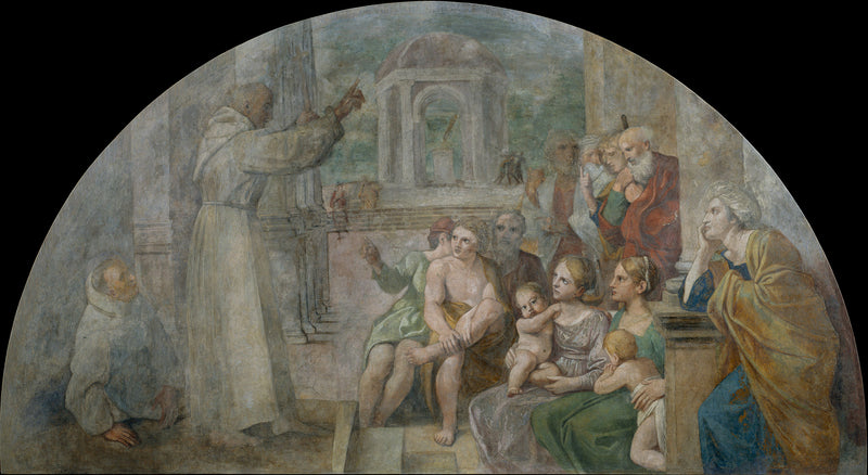Sv. Didaque kázající - Annibale Carracci