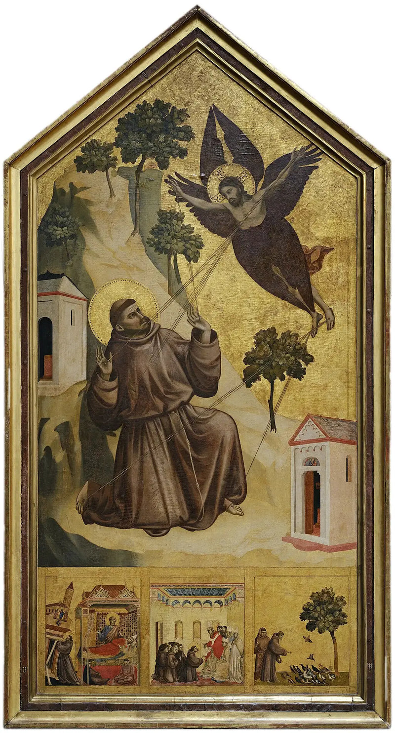 Sv. František z Assisi přijímající stigmaty - Giotto