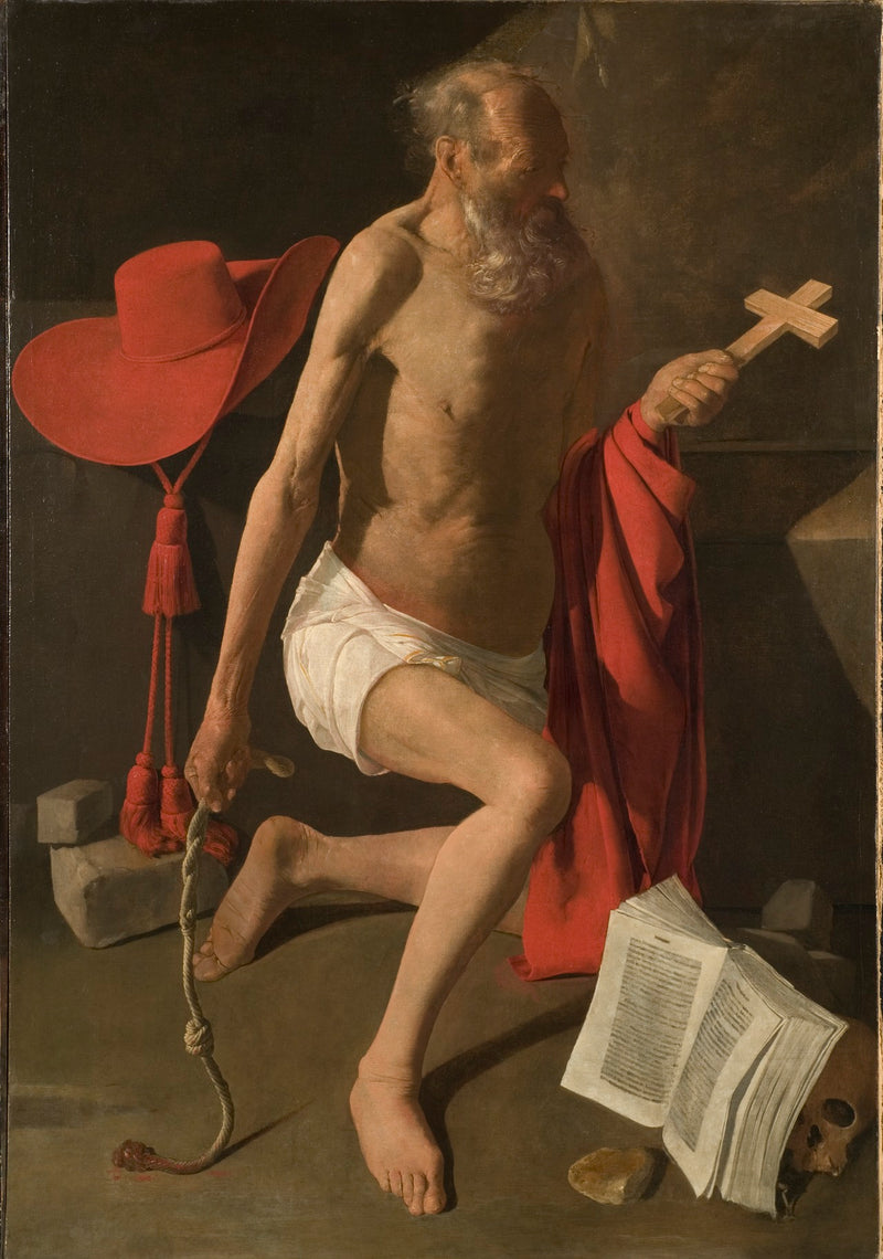 Svatý Jeroným kajícník - Georges de La Tour