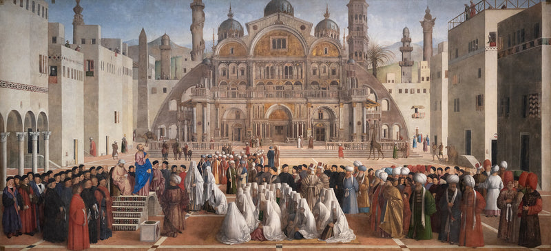 Sv. Mark vyučující v Alexandrii - Giovanni Bellini