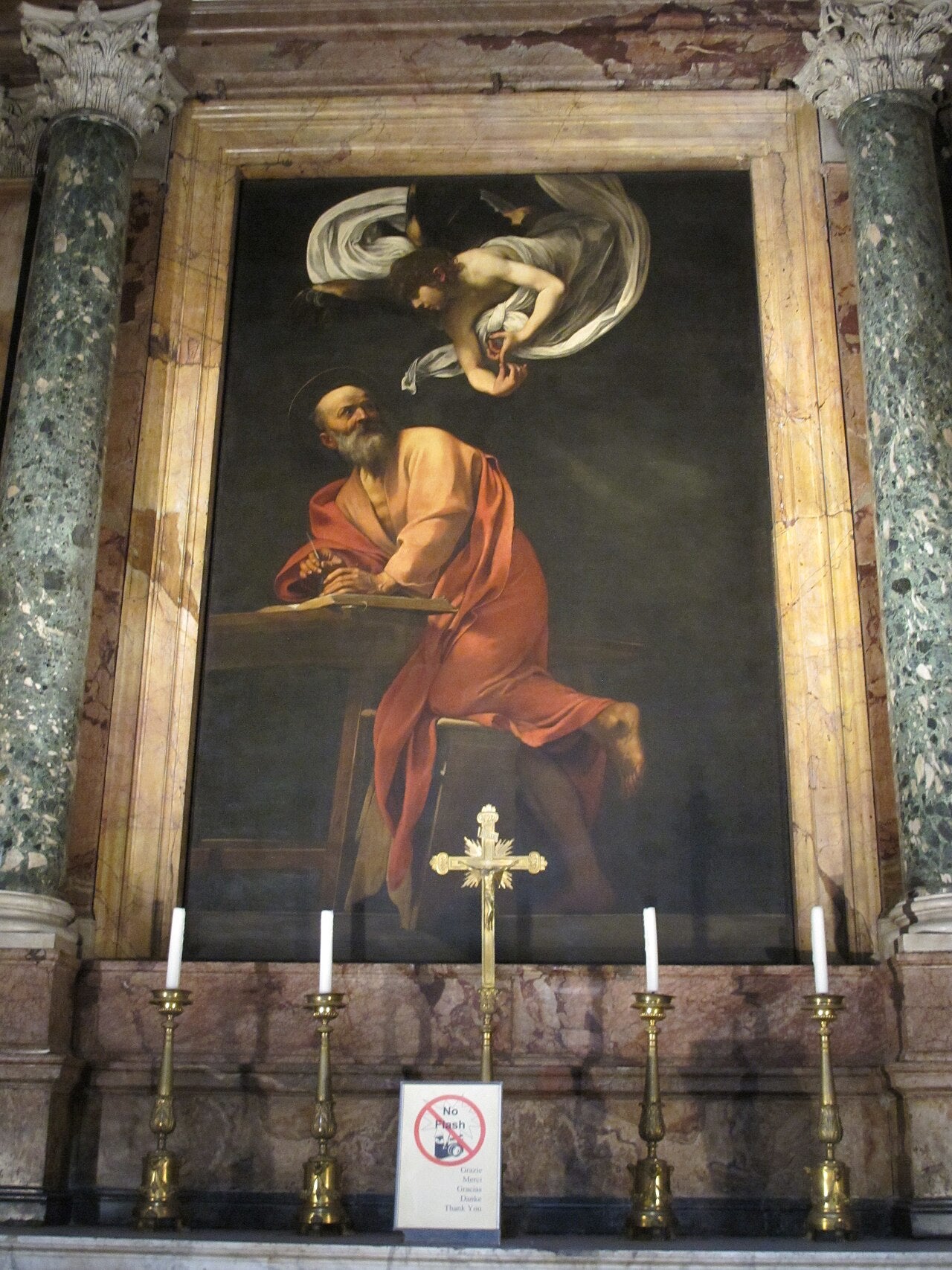 Svatý Matouš a anděl - Caravaggio