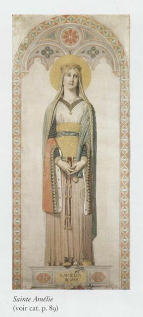 Sainte Amélie, reine de Hongrie - Jean-Auguste-Dominique Ingres