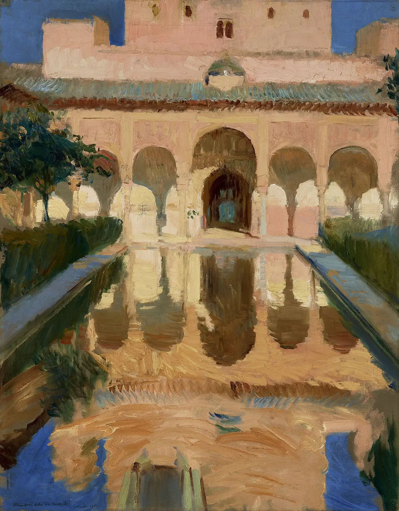 Sál velvyslanců, Alhambra, Granada - Joaquín Sorolla