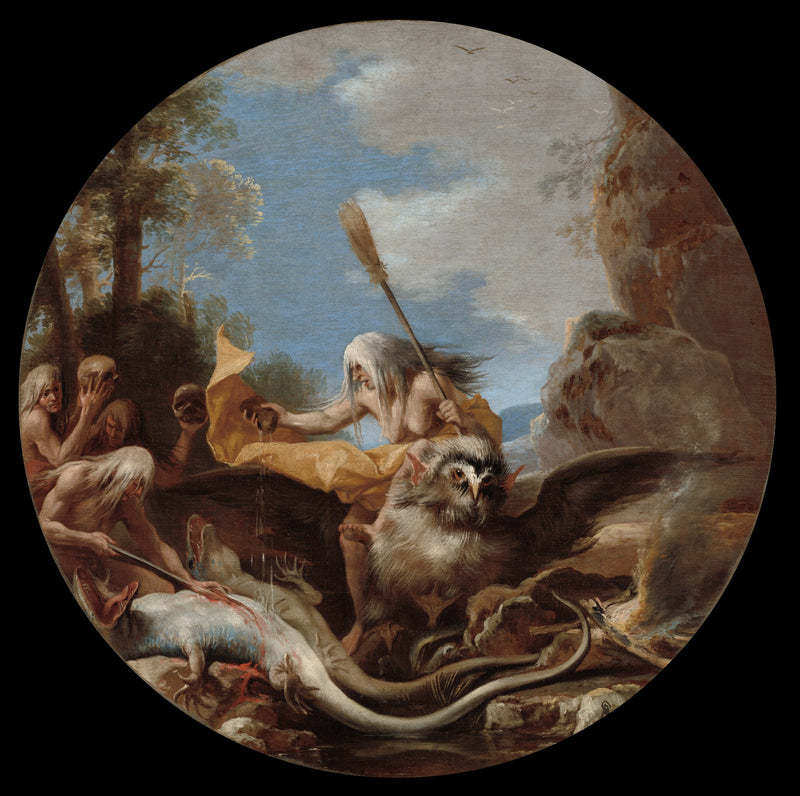 Scènes de sorcellerie : Jour - Salvator Rosa