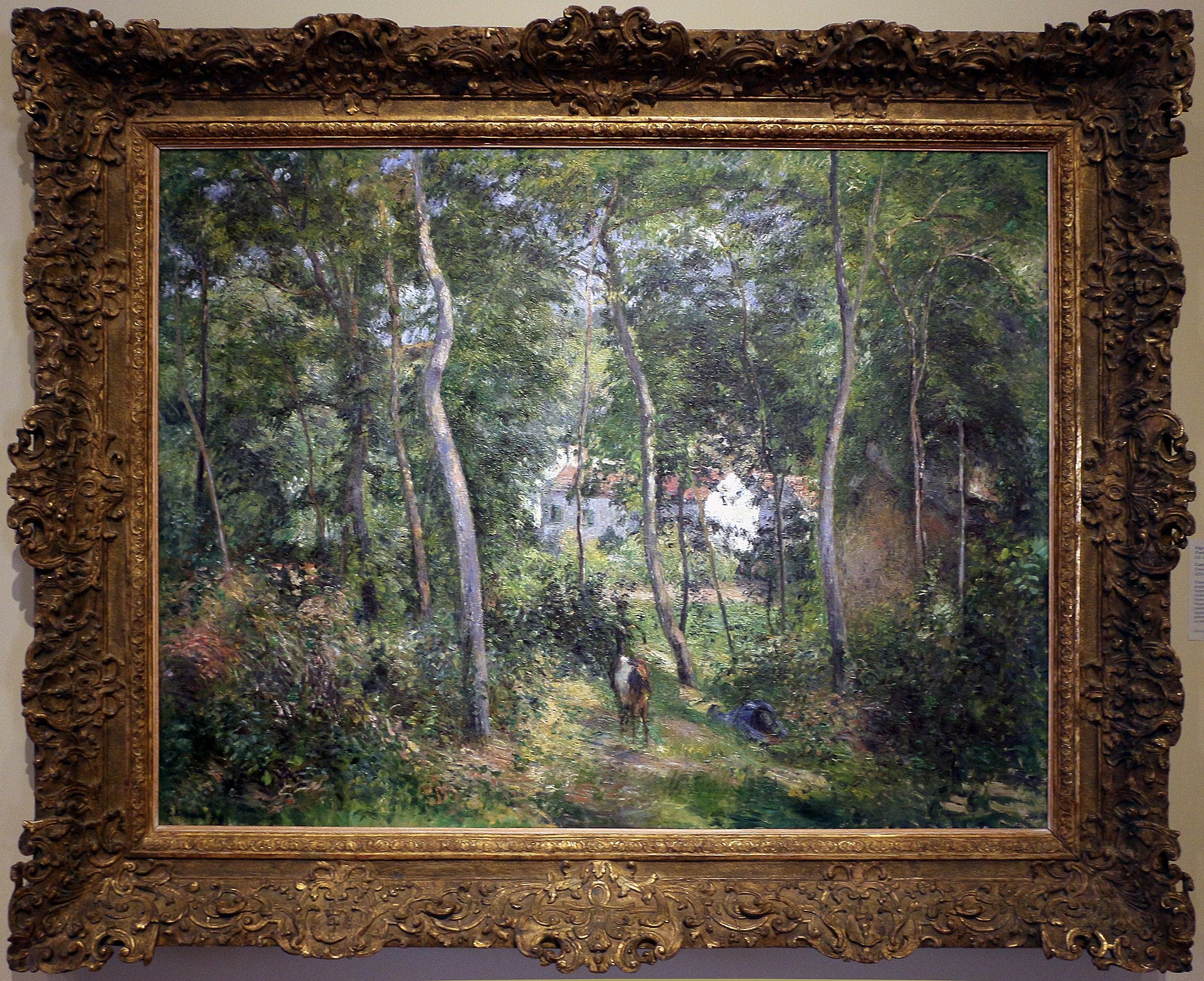 Podlesí v Hermitage, Pontoise / Dno L'Hermitage - Camille Pissarro