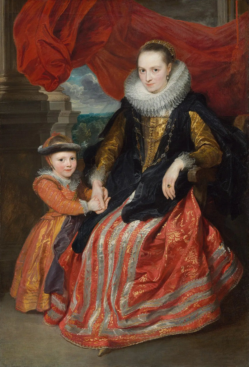 Susanna Fourmentová a její dcera - Antoine van Dyck