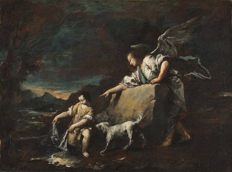 Tobias a anděl - Francesco Guardi