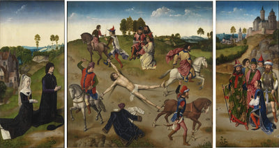 Triptyque du martyre de saint Hippolyte - Hugo van der Goes - Alpha Reproduction