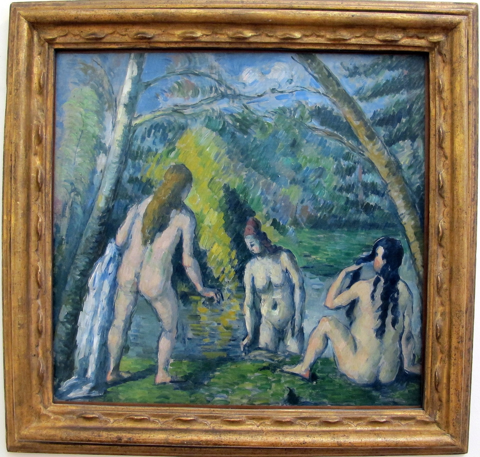 Tři koupající se ženy - Paul Cézanne