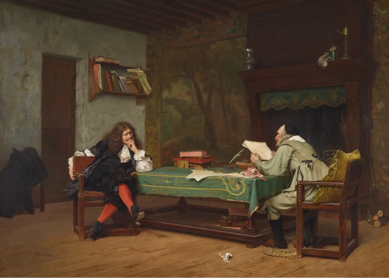Spolupráce (Molière a Corneille - Jean-Léon Gérôme
